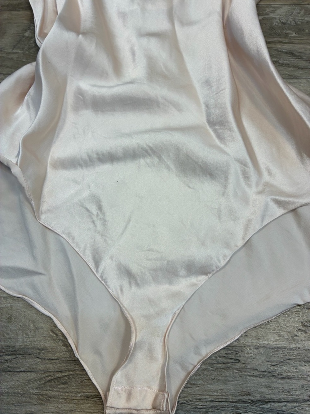 VTG 80s 90s Sami 100% Pure Silk Lingerie Teddy Bodysuit - Picture 4 of 13